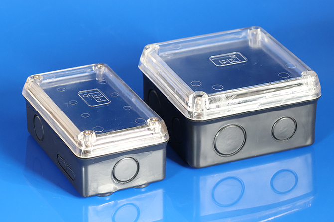 กล่องพลาสติกฝาใส กล่องดำกันน้ำ PRI